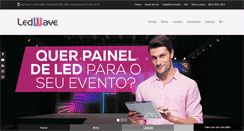 Desktop Screenshot of ledwave.com.br